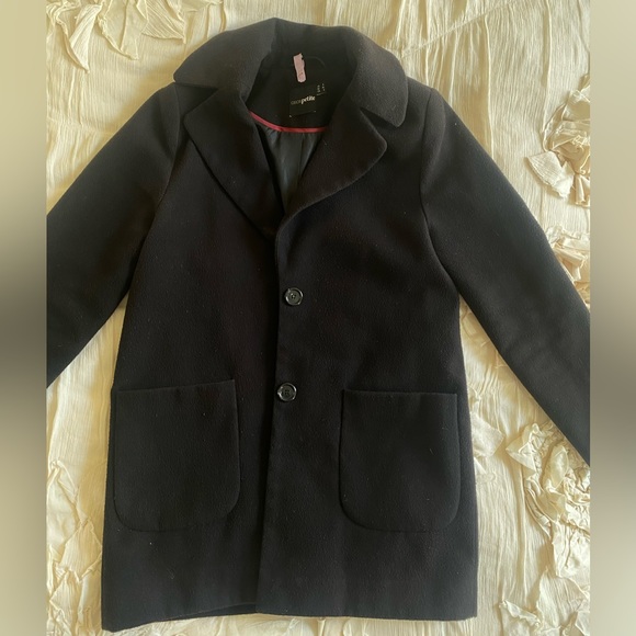 Asos Black Petite Peacoat - Picture 8 of 8